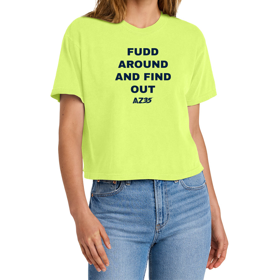 AZ35 Women's WingsUp FAFO Crop Tee
