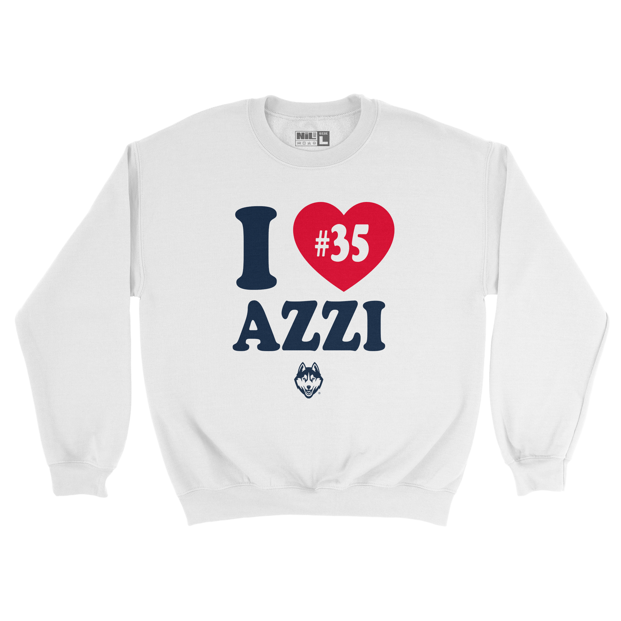 EXCLUSIVE RELEASE: Azzi Fudd I Heart Azzi White Crew