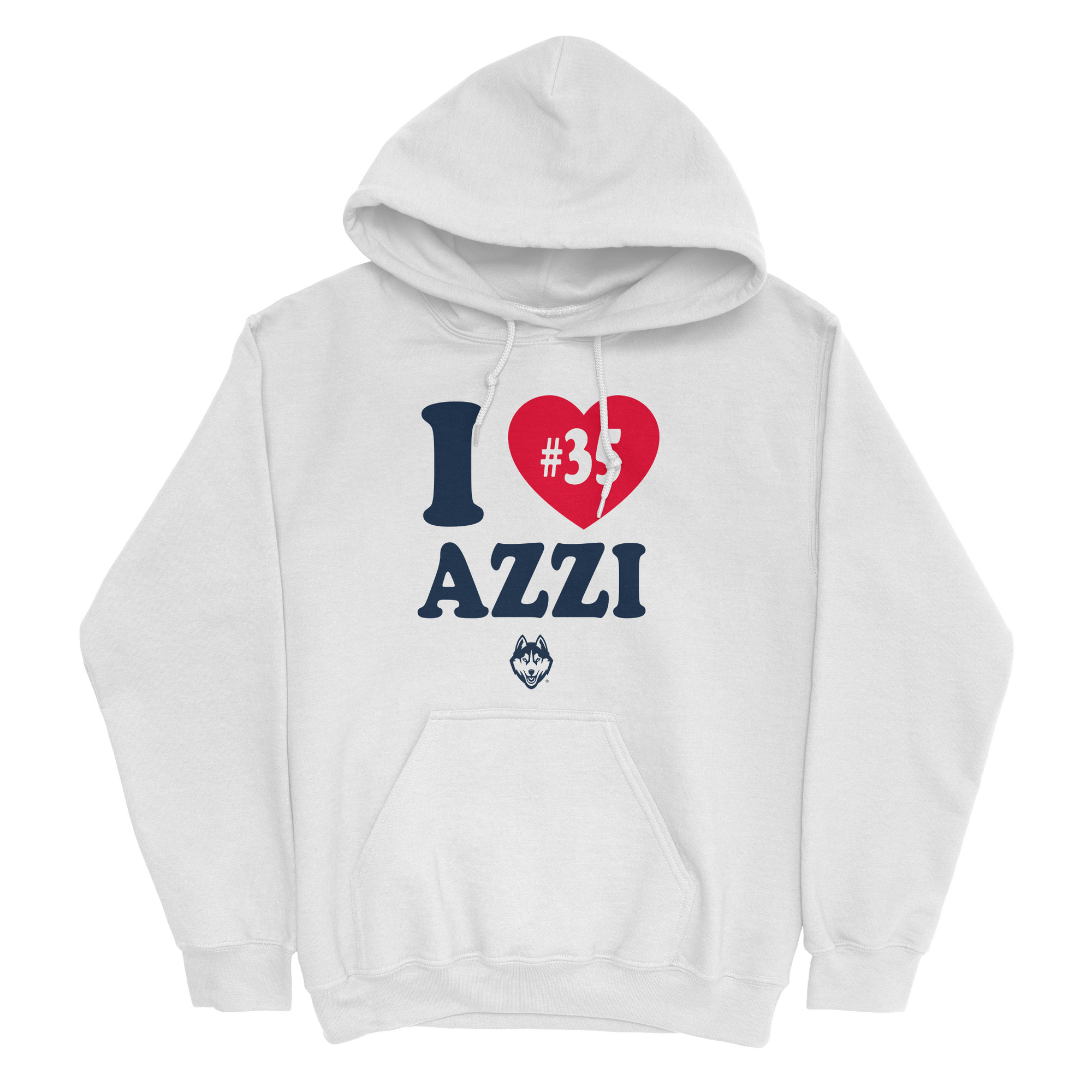 EXCLUSIVE RELEASE: Azzi Fudd I Heart Azzi White Hoodie