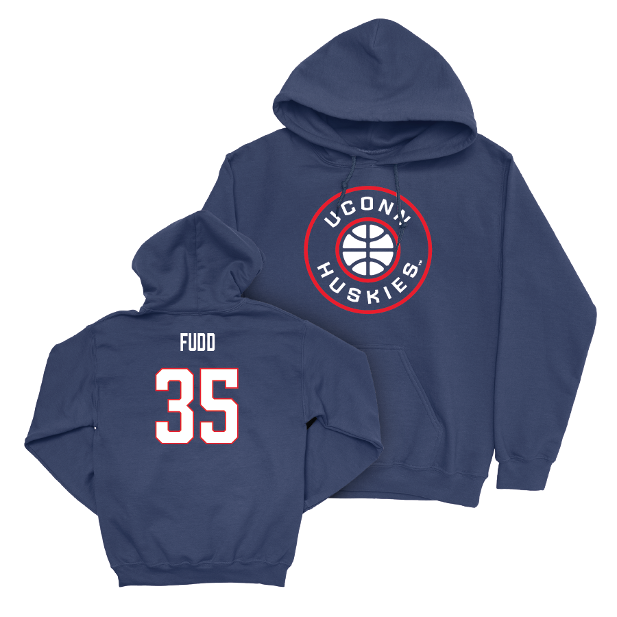 UConn Navy Women's Basketball Hardwood Hoodie - Azzi Fudd