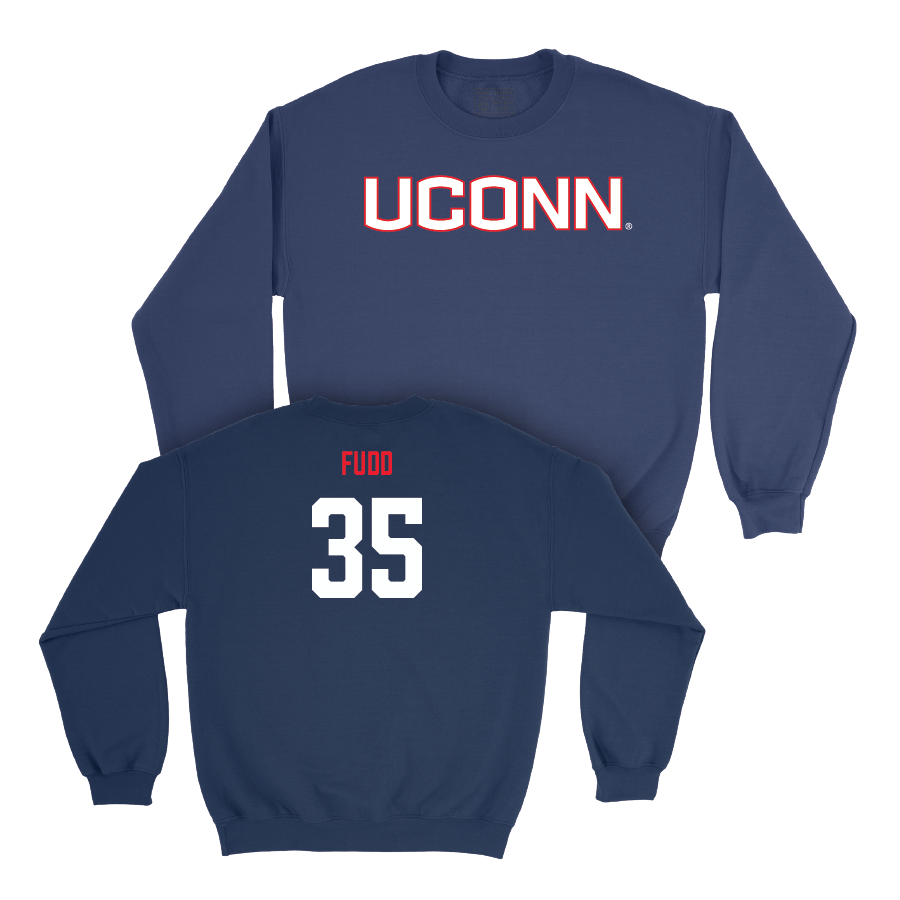 UConn Navy Women's Basketball Crewneck - Azzi Fudd