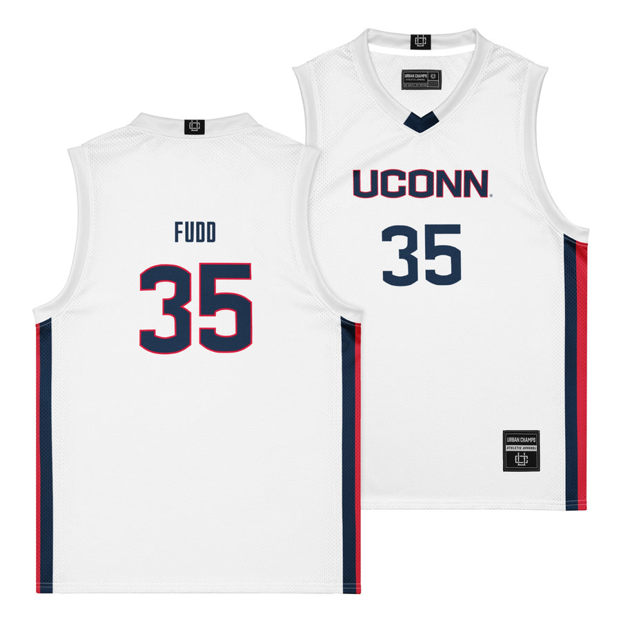 UConn Women's Basketball White Jersey - Azzi Fudd | #35