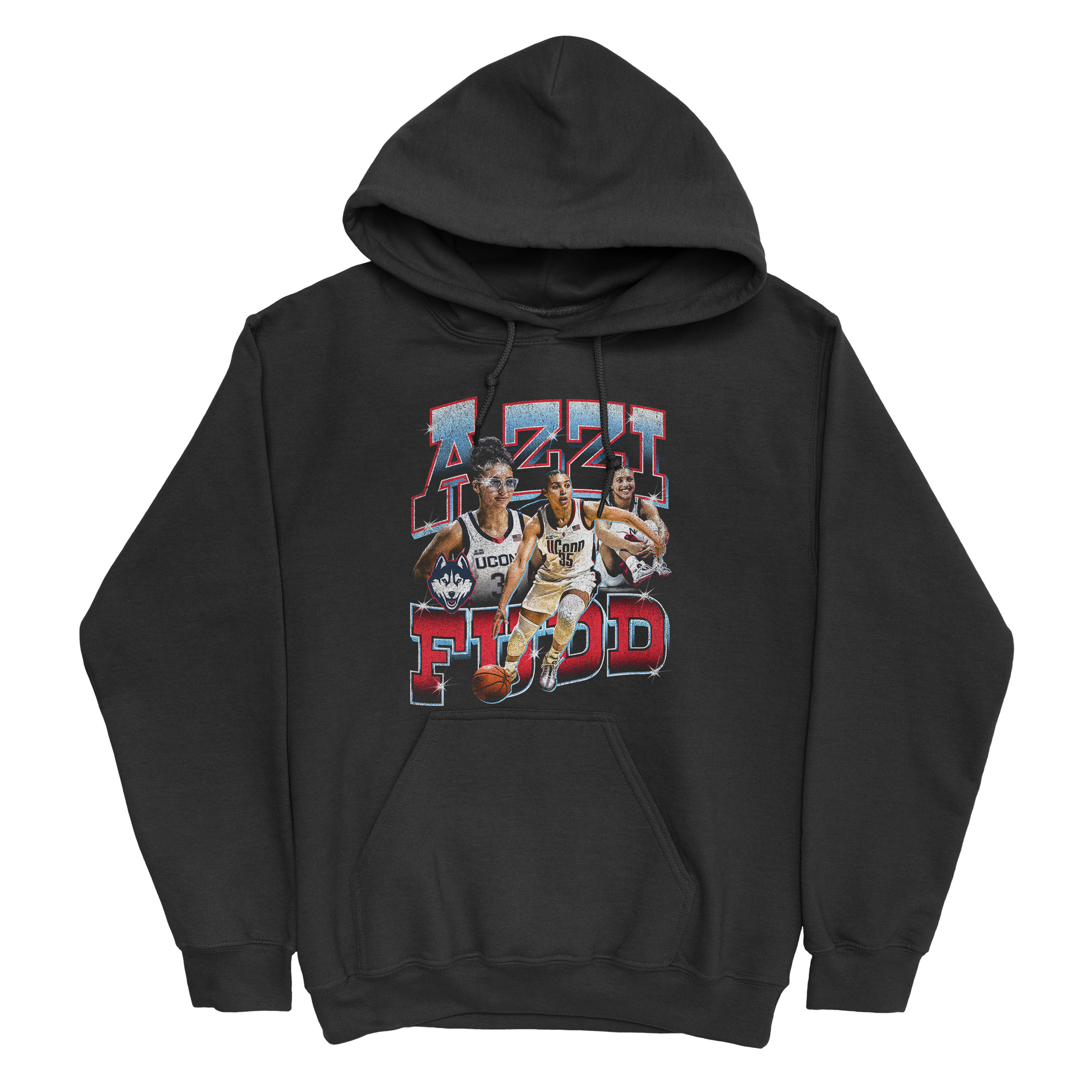 EXCLUSIVE RELEASE: Azzi Fudd 90s Retro Black Hoodie