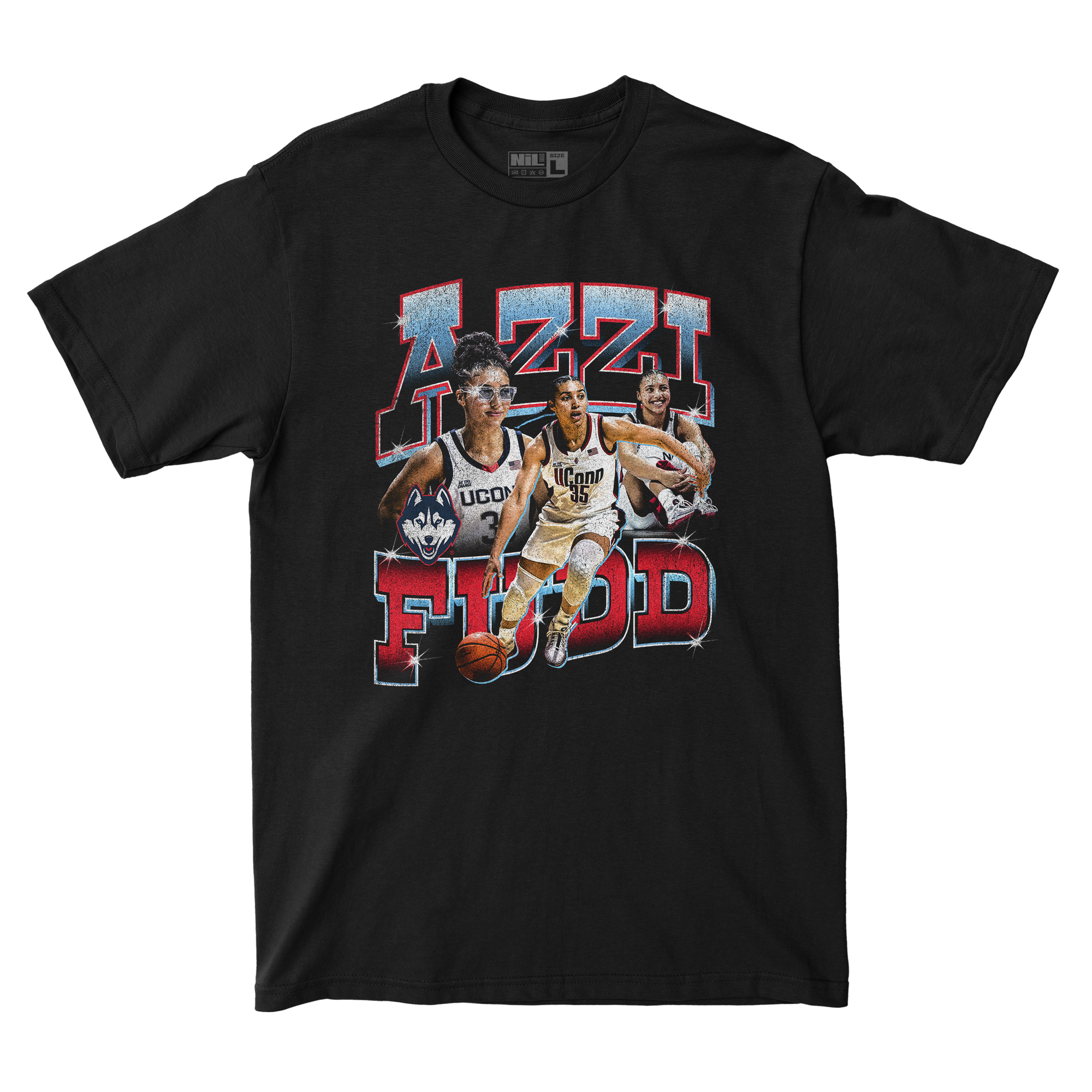 EXCLUSIVE RELEASE: Azzi Fudd 90s Retro Black Tee