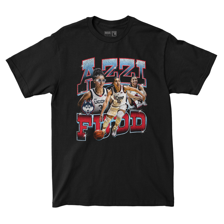EXCLUSIVE RELEASE: Azzi Fudd 90s Retro Black Tee